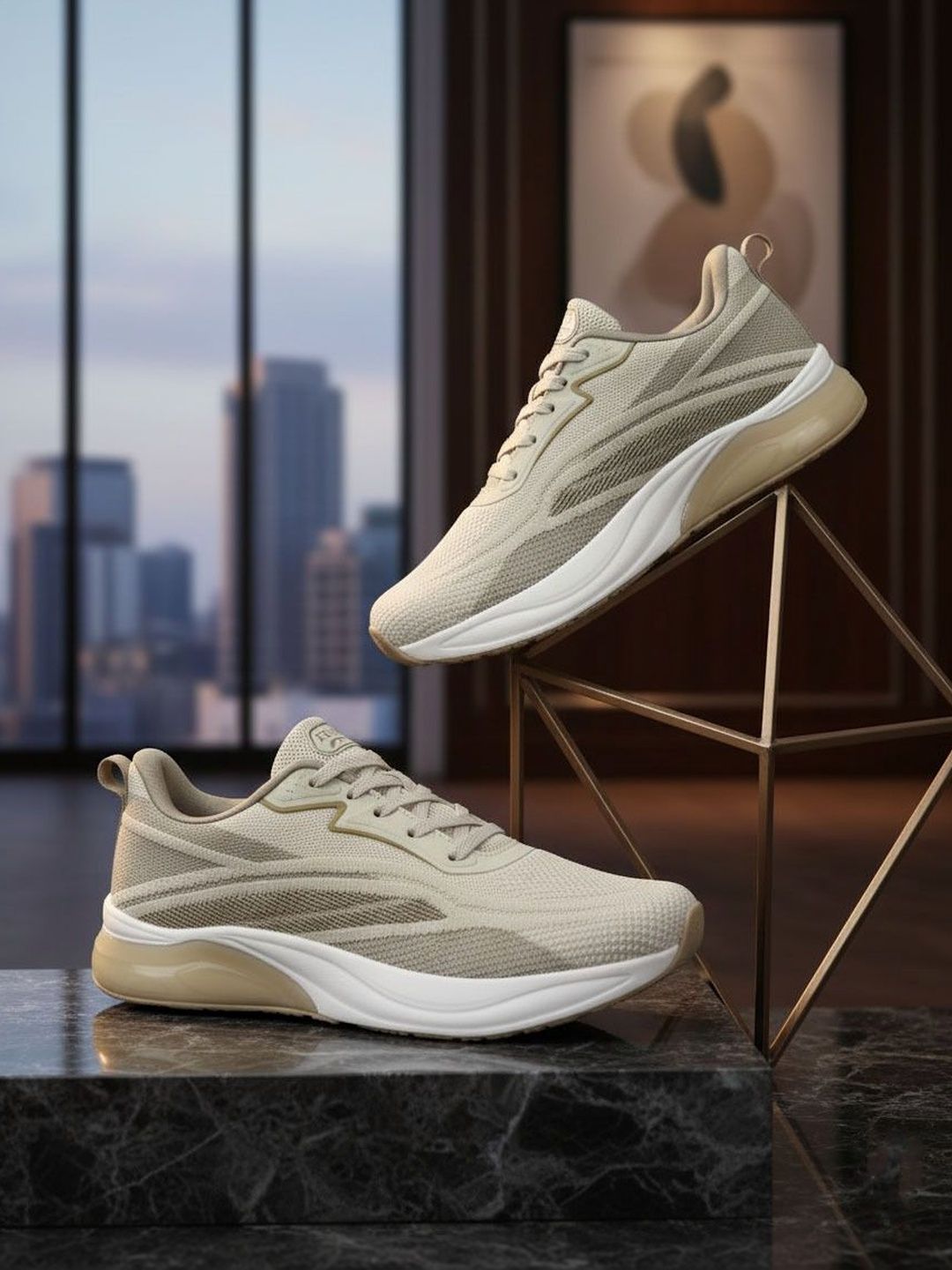 FLYO Men Mesh Training or Gym Non-Marking Shoes