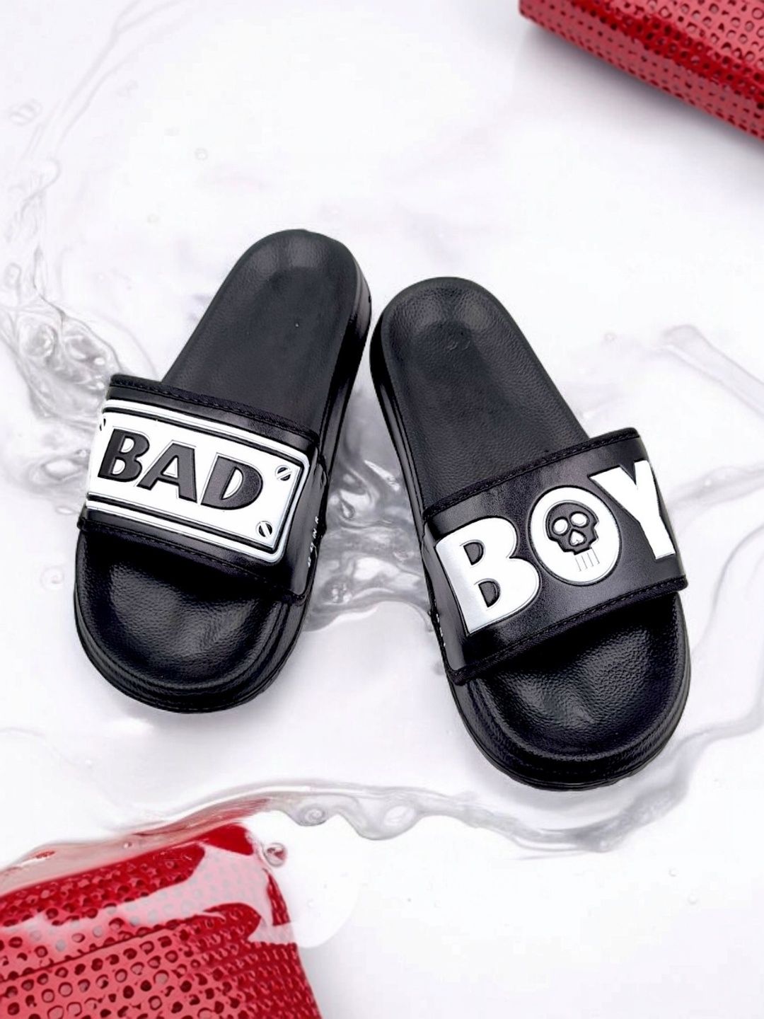 Pampy Angel Men Printed Sliders