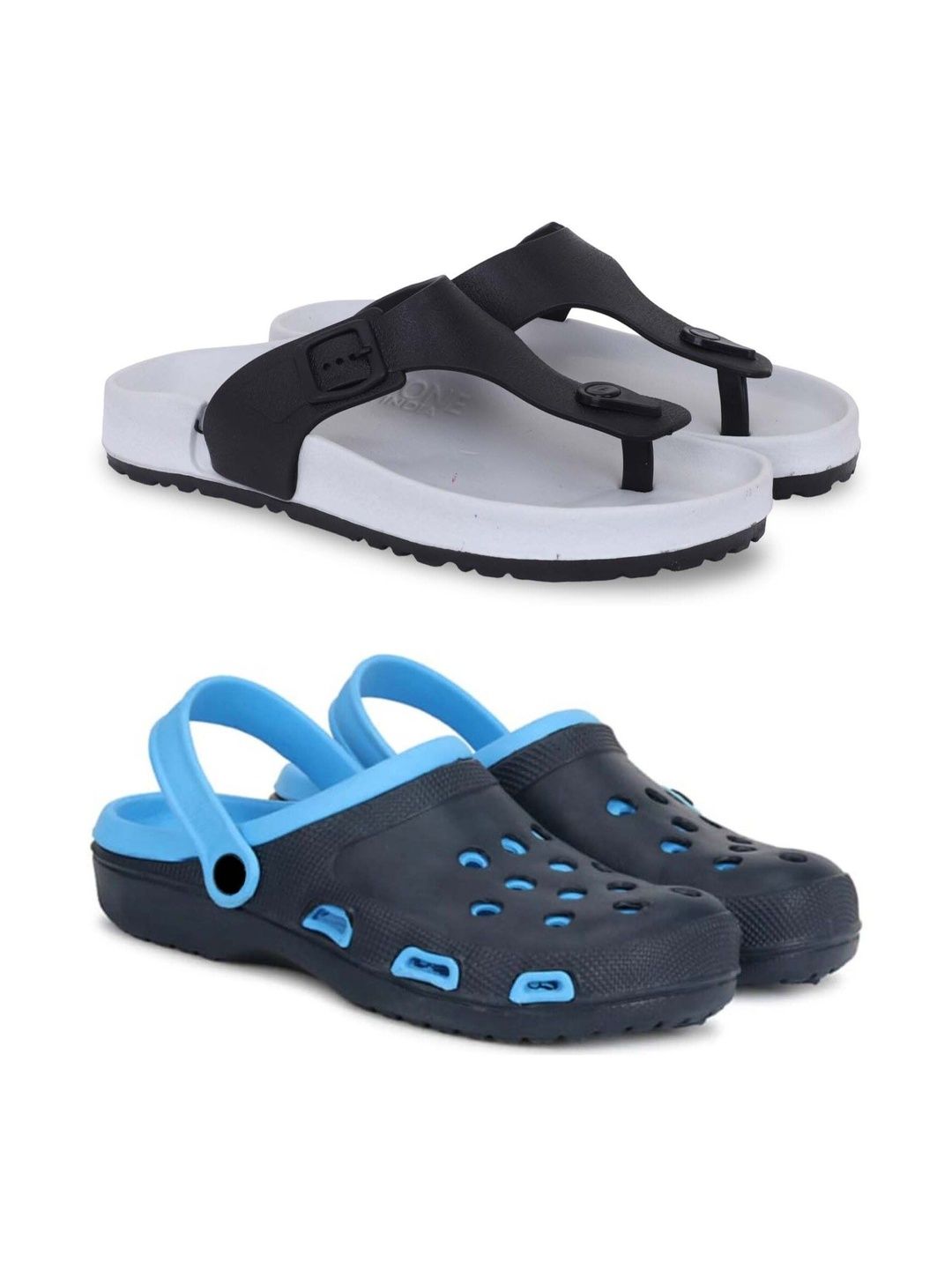 KAPYANSH Men Set Of 2 Thong Flip-Flops