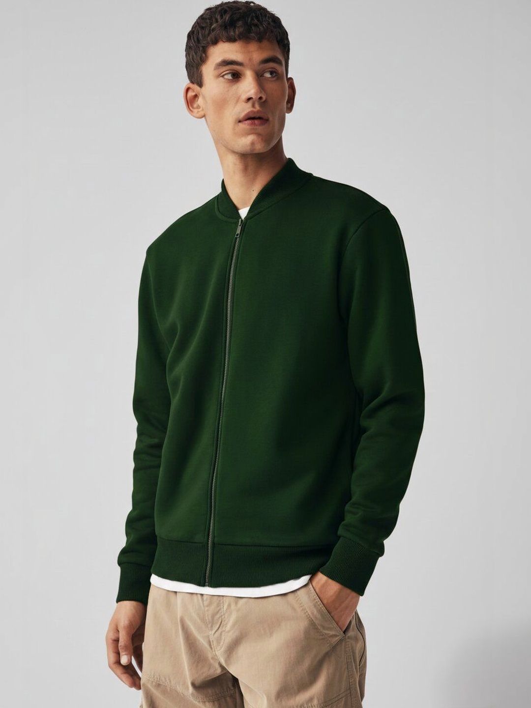 Besick Men Lightweight Bomber Jacket