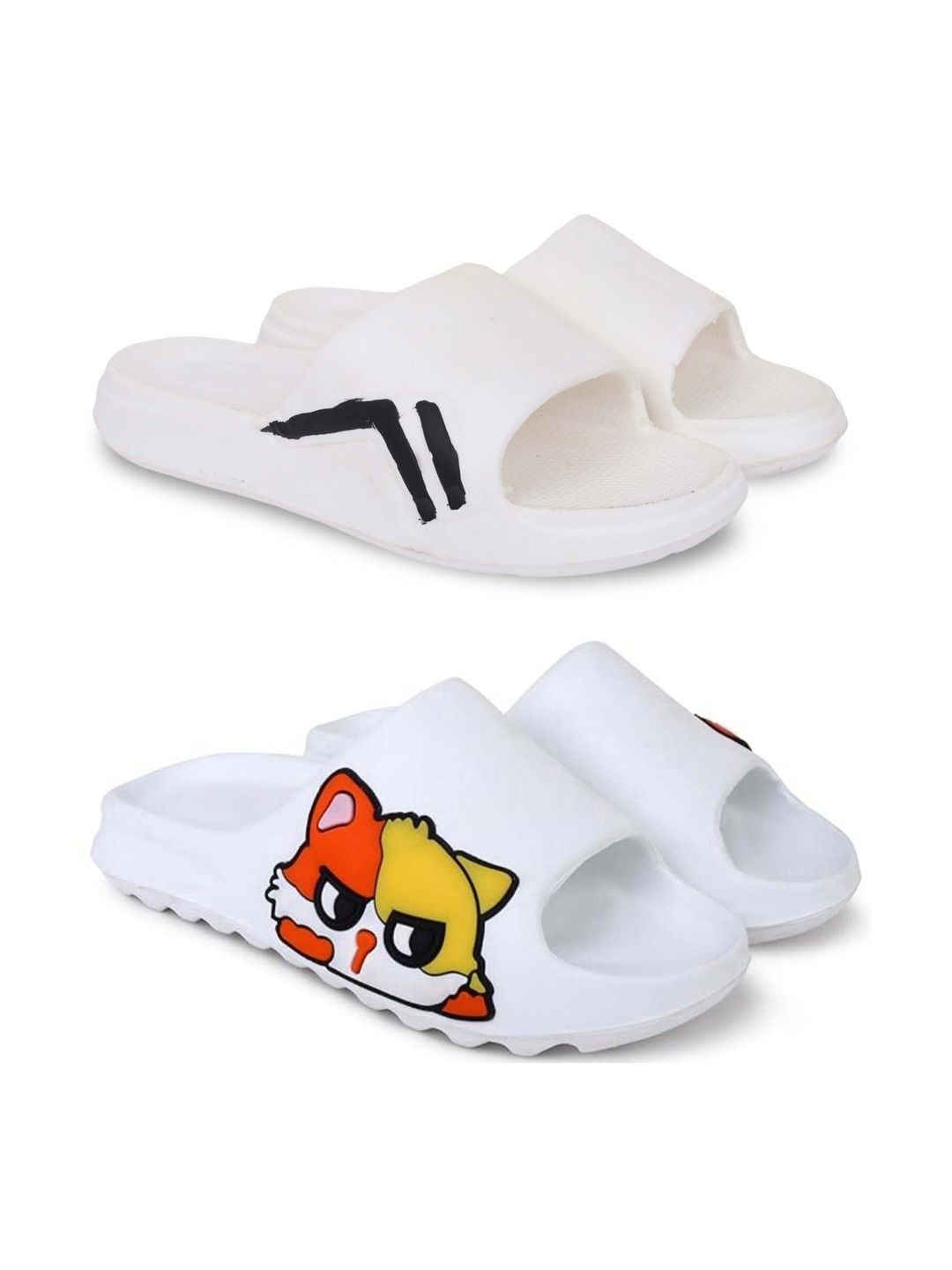 Pampy Angel Men Printed Sliders