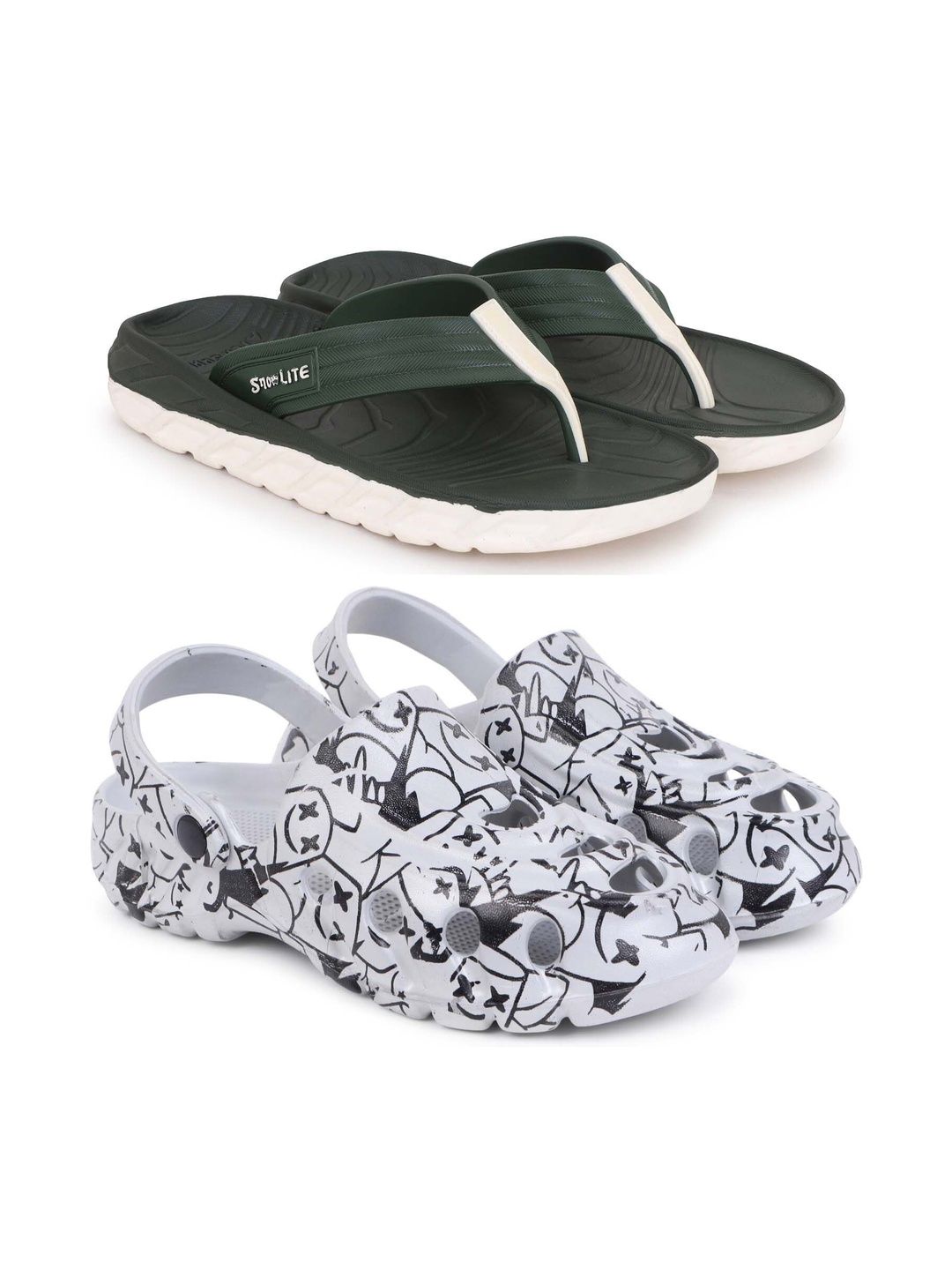 Pampy Angel Men Set Of 2 Thong Flip-Flops