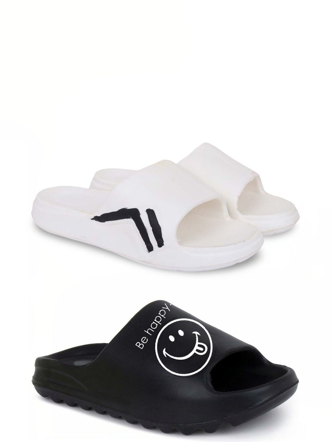 Pampy Angel Men Printed Sliders