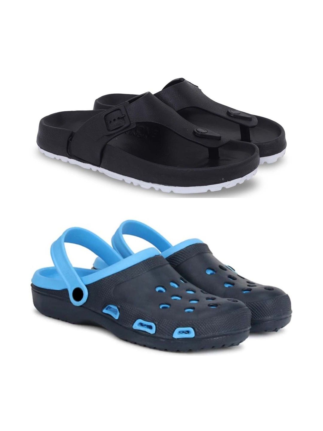 KAPYANSH Men Set Of 2 Clogs