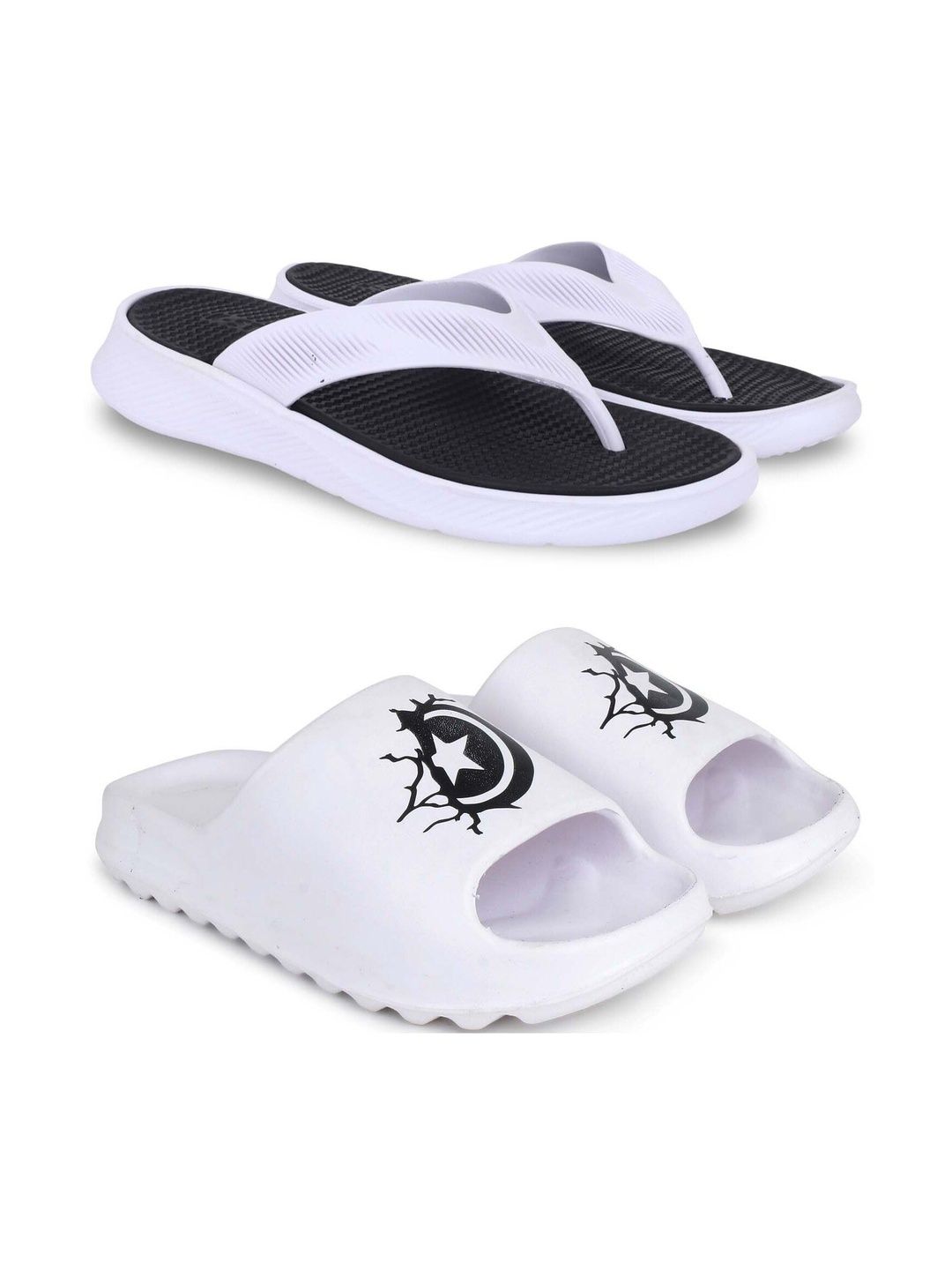 Pampy Angel Men Set Of 2 Printed Slip-On