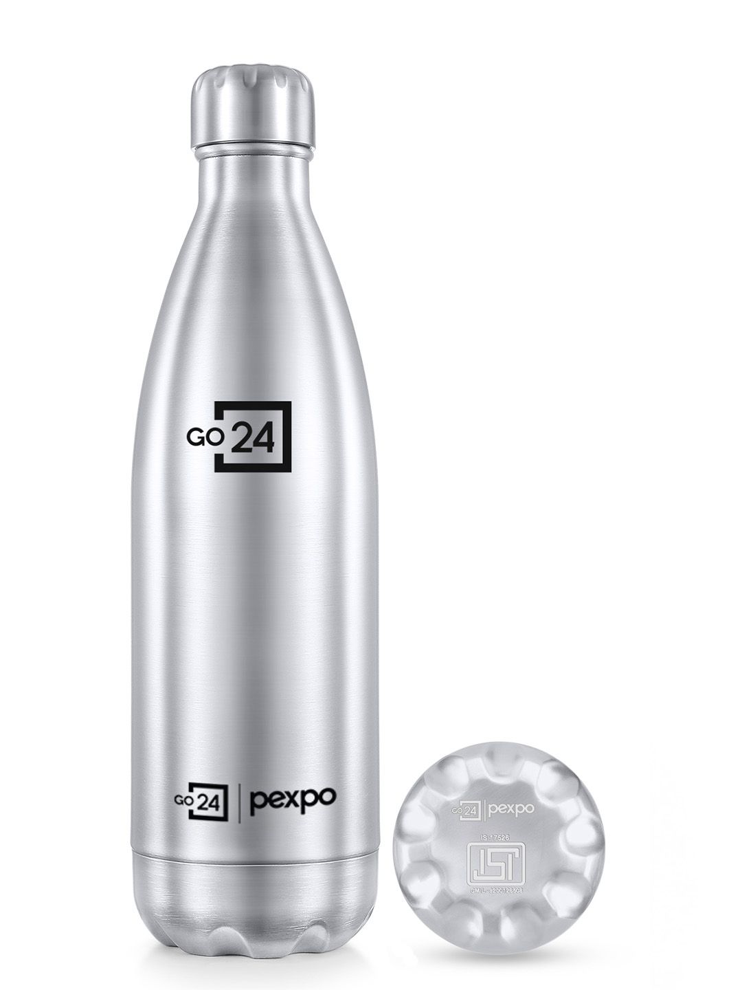 Electro Silver 3 Layer Insulated Stainless Steel Flask 980ml