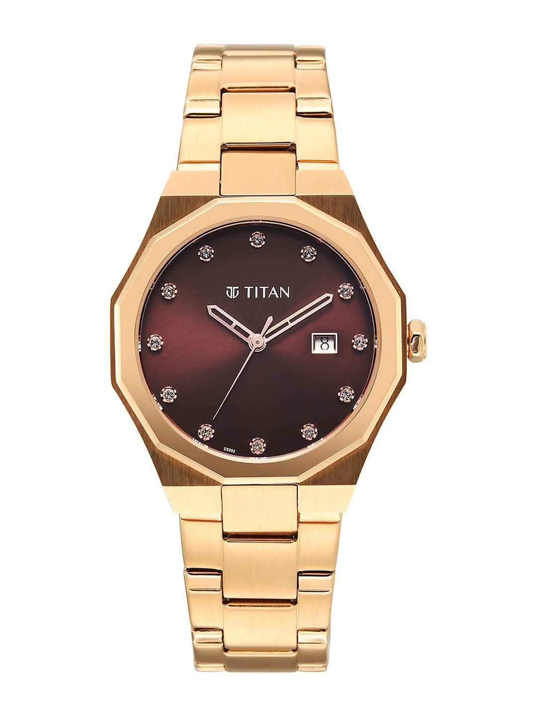 Radiance Brown Dial Quartz Analog Watch - 95376WM01