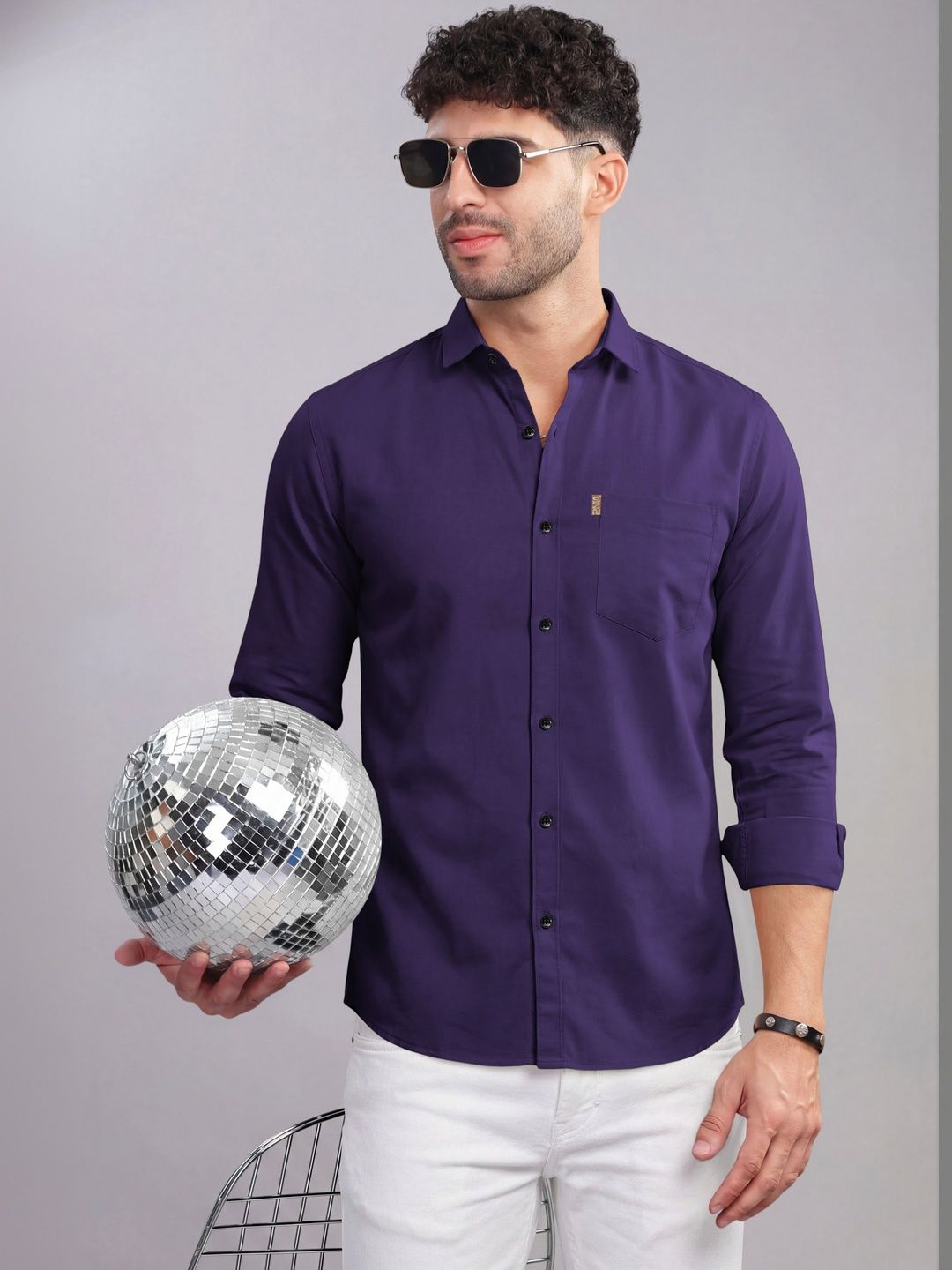 SZN Men Slim Fit Casual Shirt
