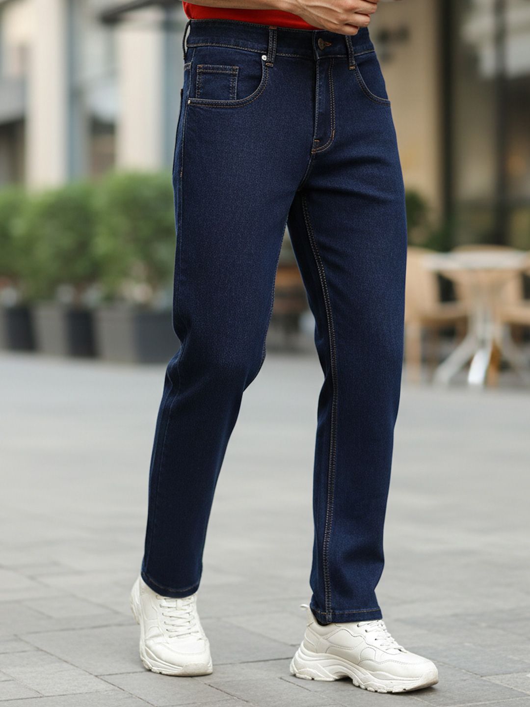 Urbano Fashion Men Mid-Rise Stretchable Jeans