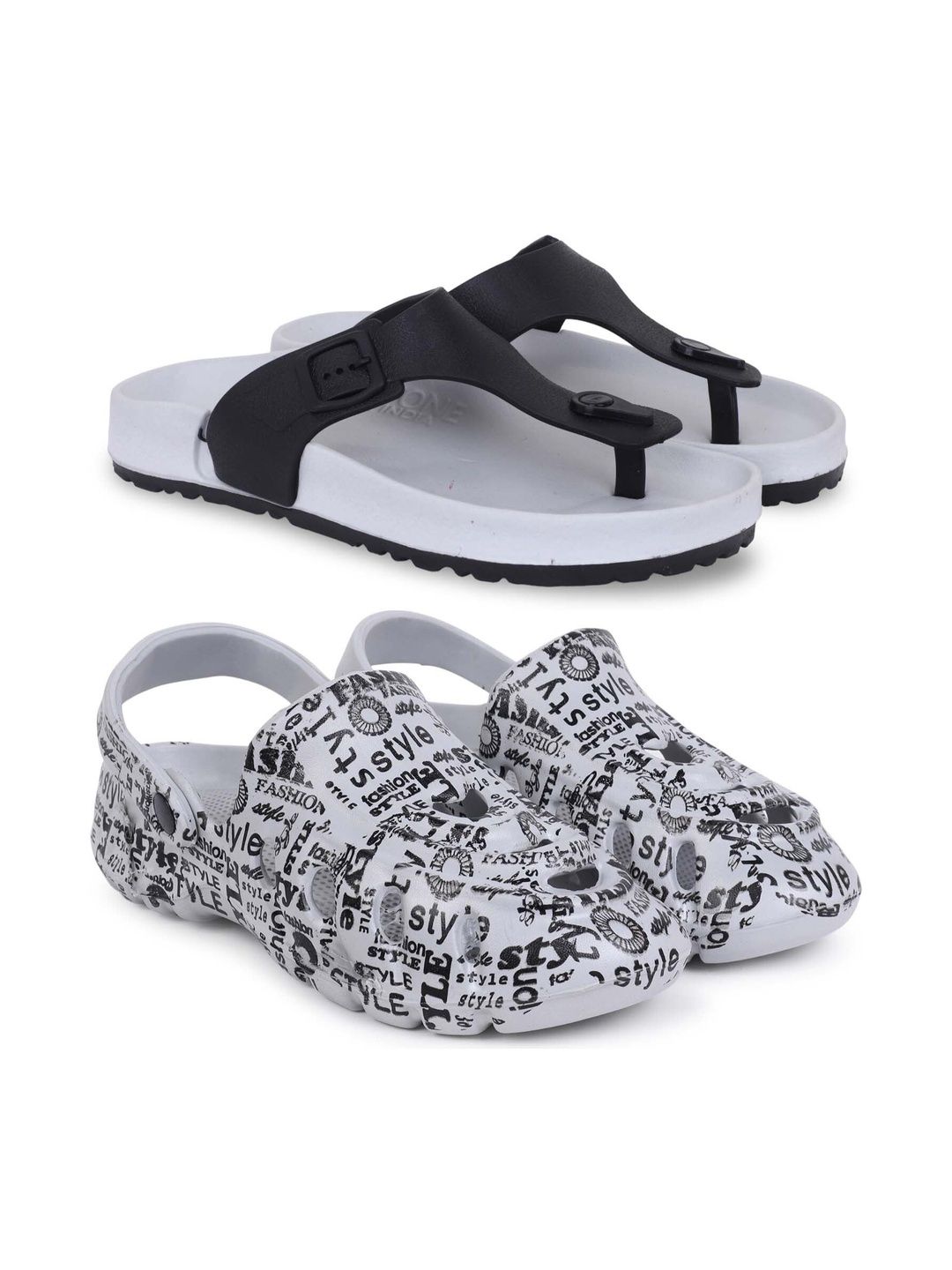KAPYANSH Men Set Of 2 Thong Flip-Flops