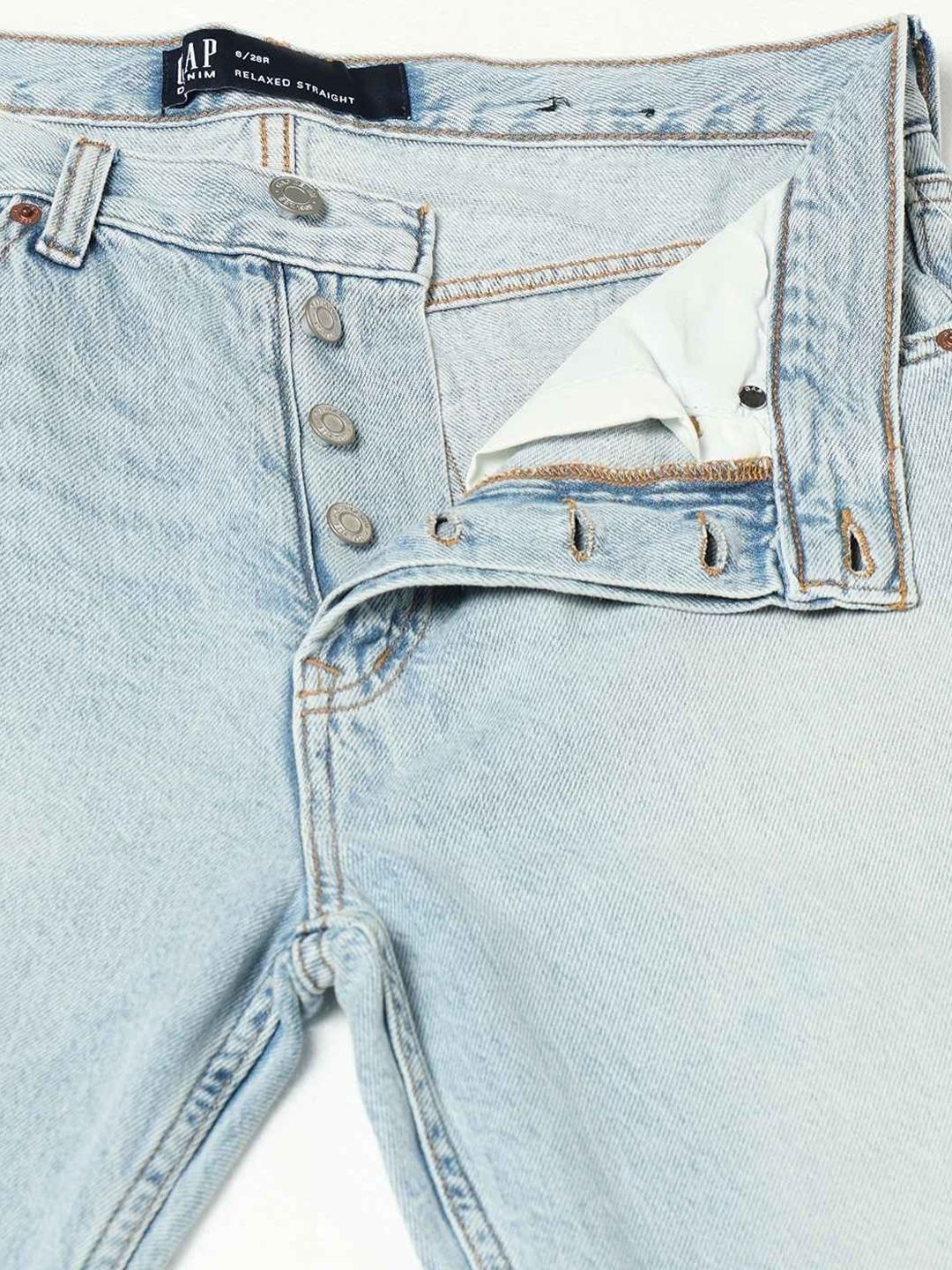 Mid Rise Ripped Jeans