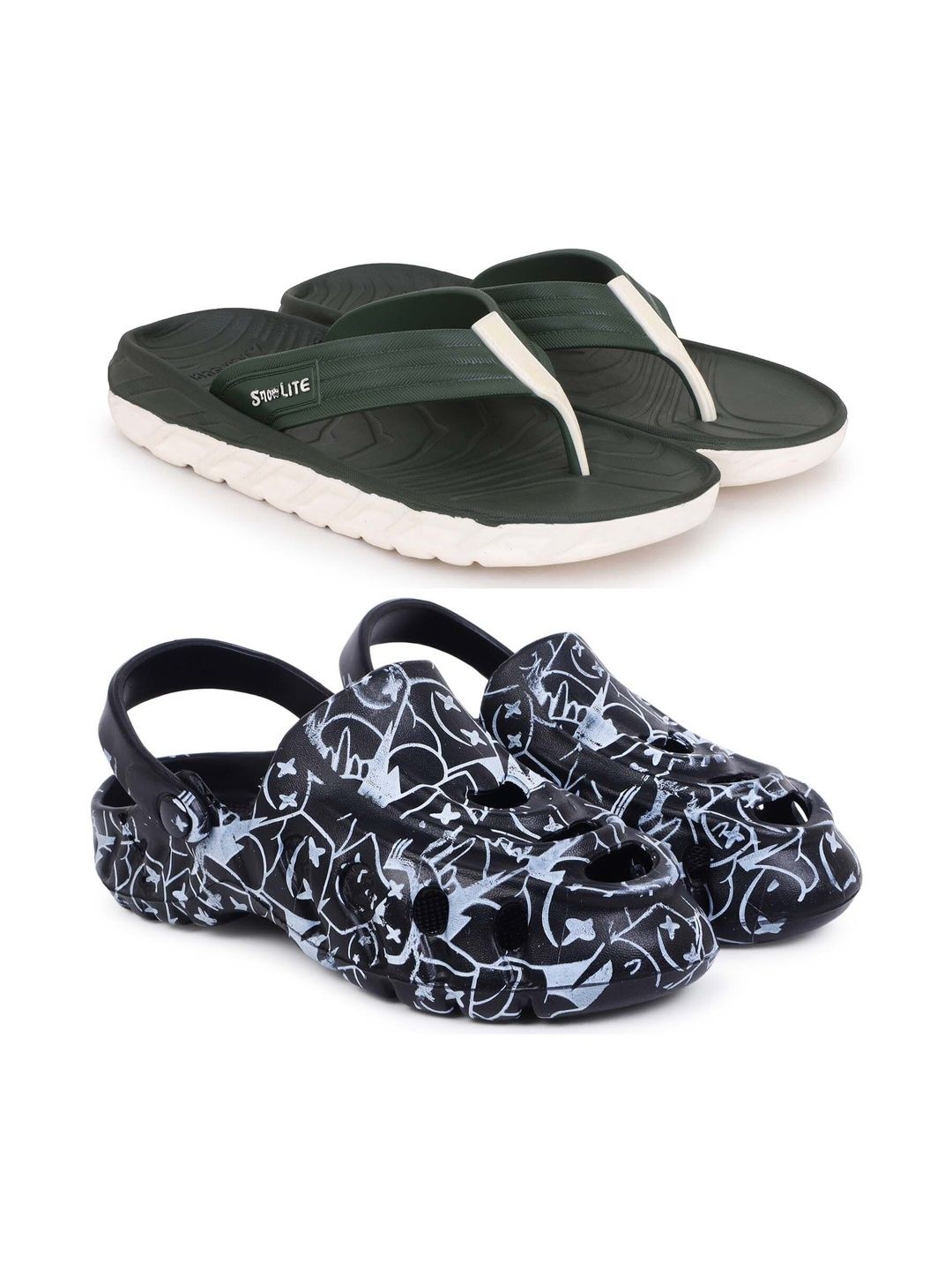 Pampy Angel Men Set Of 2 Thong Flip-Flops