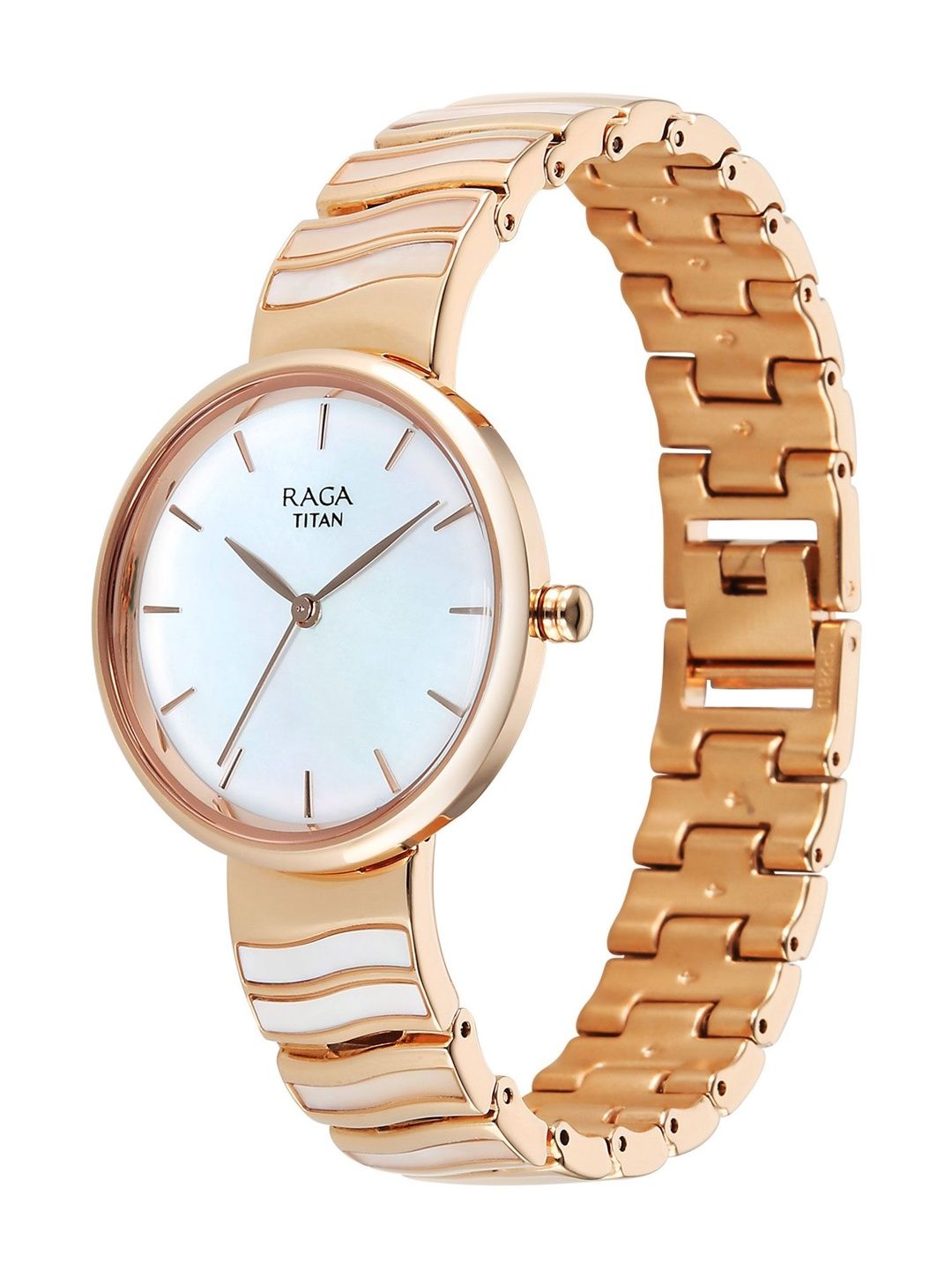 Raga Power Pearls 2.0 Quartz Analog Mother of pearl Dial Watch - 2810WM03F