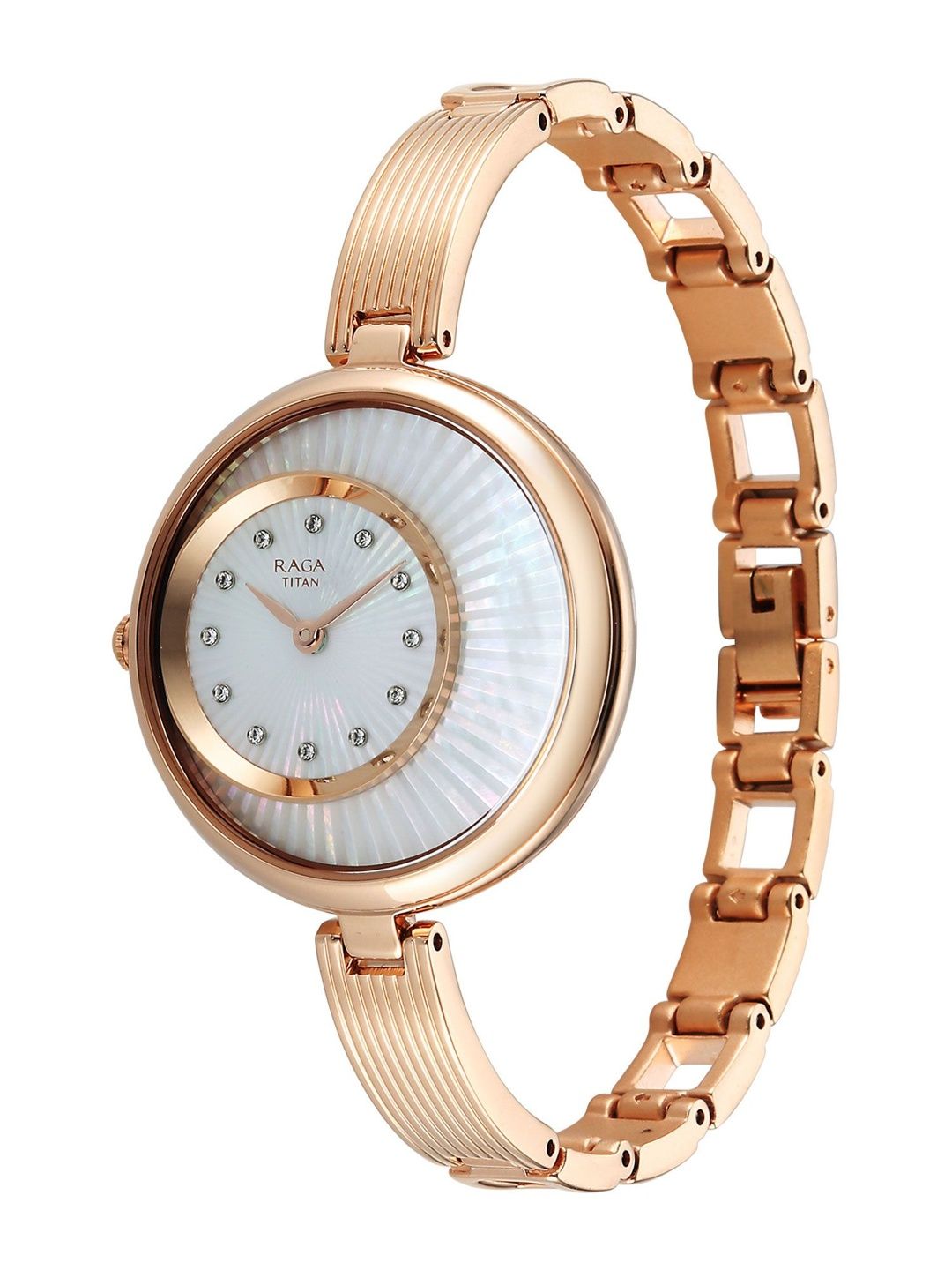Raga Power Pearls 2.0 Quartz Analog Mother of pearl Dial Watch - 95224WM02F