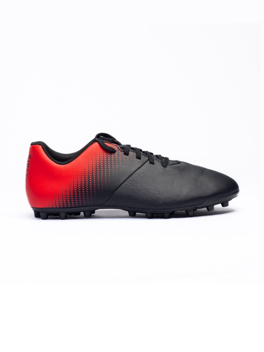 Decathlon Decathlon Kipsta - Men Black Red Agility 100 Abrasion Resistance Football Shoes