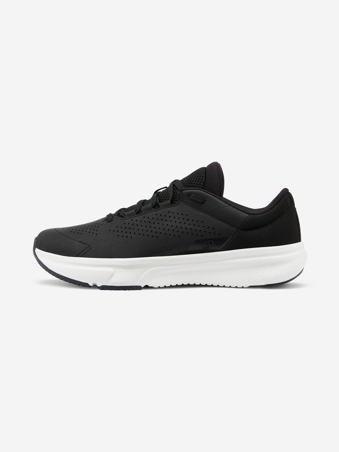 Decathlon Men Black and White Essential Icon Cushioned Gym Shoes