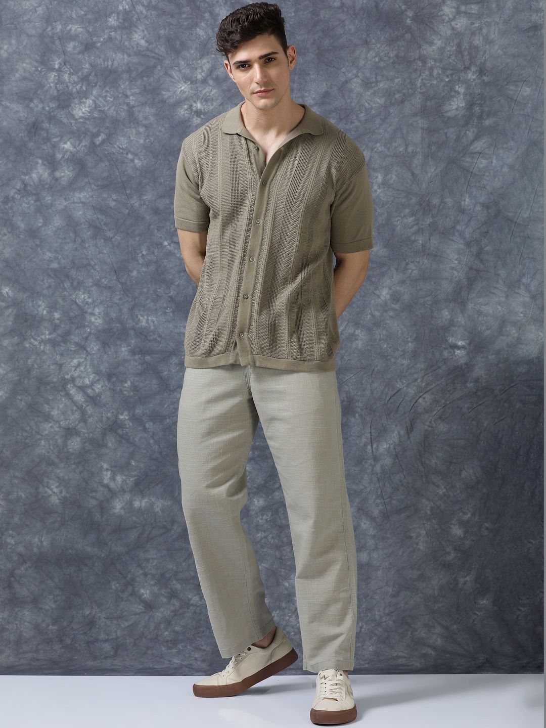 The Roadster Lifestyle Co Men Relaxed Fit Trousers