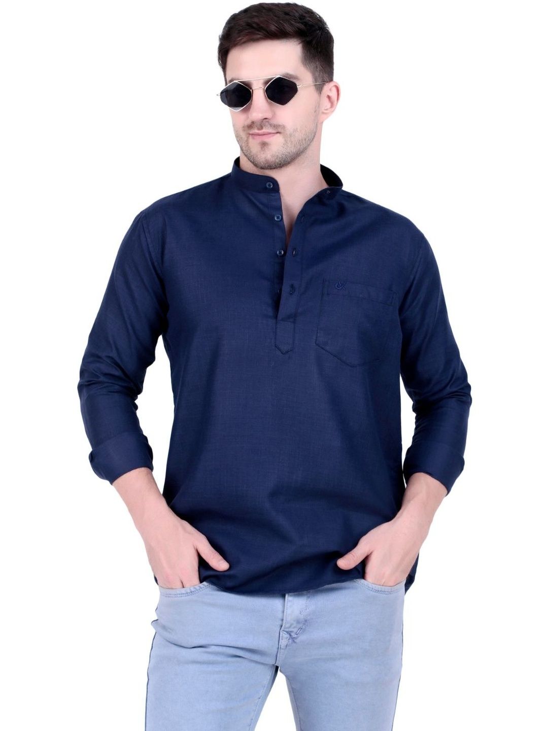 Xjarvis Men Thread Work Kurta
