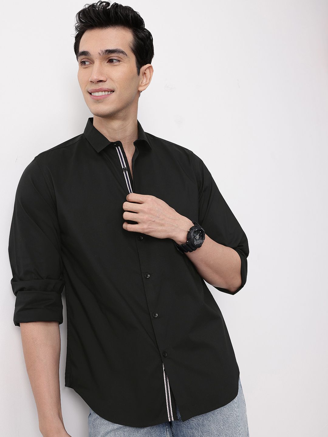 Mast & Harbour Pure Cotton Casual Shirt