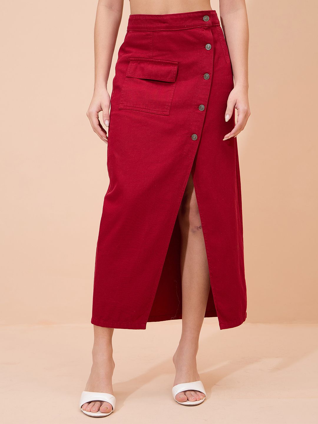 SASSAFRAS Mid Rise Maxi Skirts
