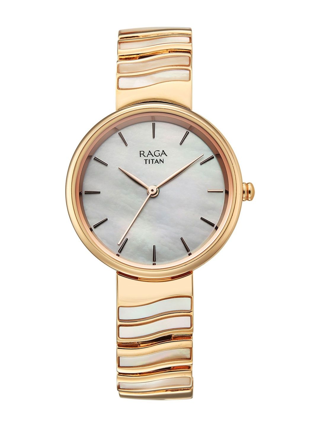Raga Power Pearls 2.0 Quartz Analog Mother of pearl Dial Watch - 2810WM03F