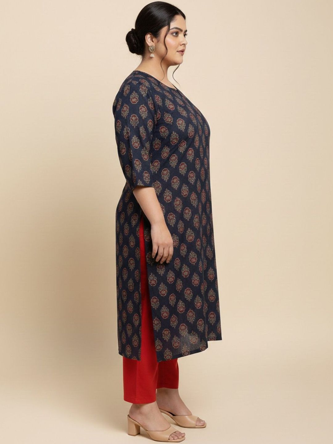Sztori Women Ethnic Motifs Printed Kurta