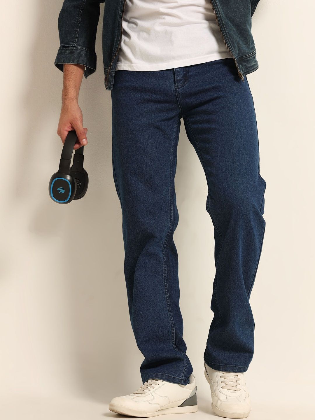 THE BEETEL HOUSE Men Straight Fit Mid-Rise Jeans