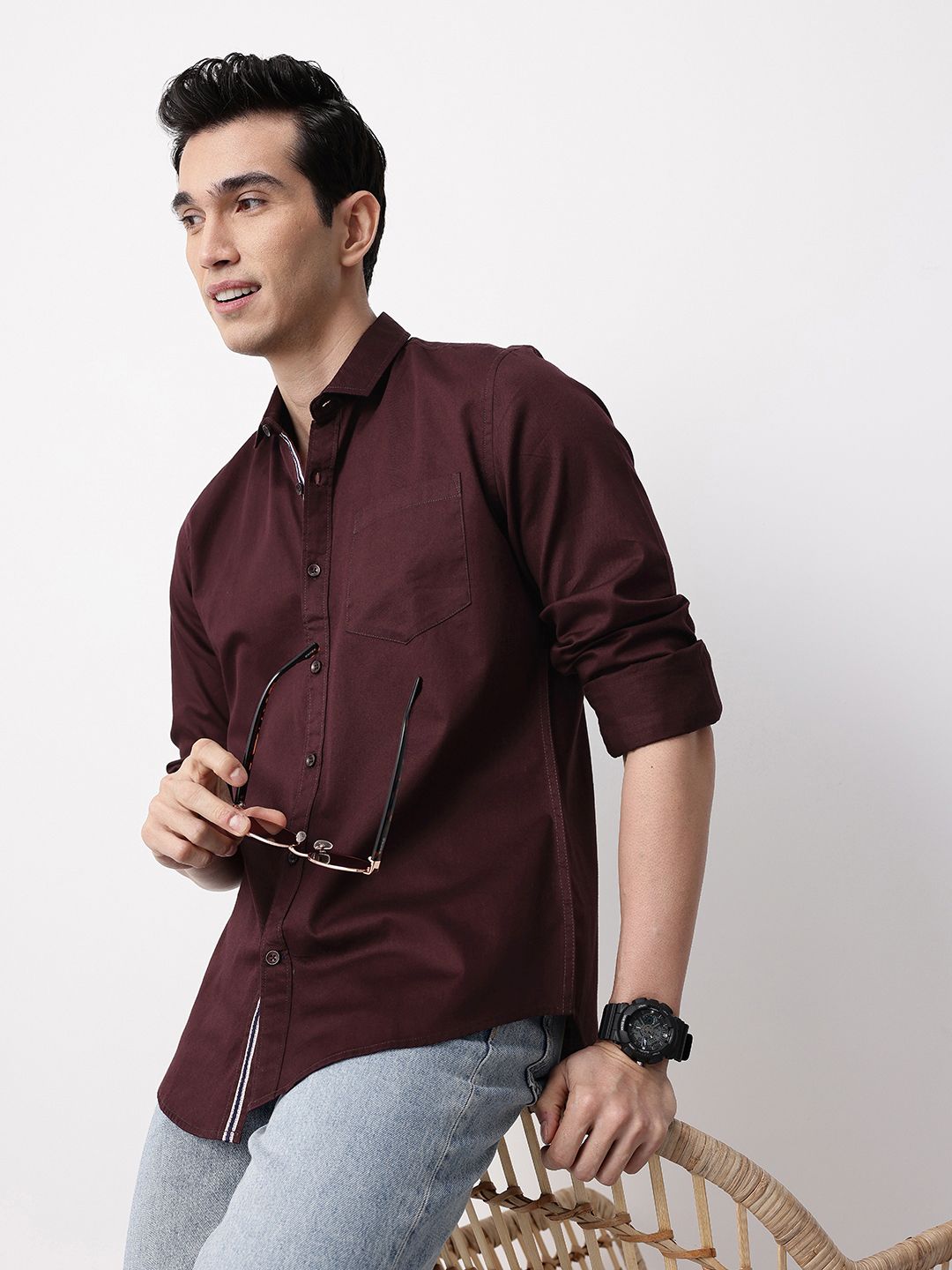 Mast & Harbour Pure Cotton Casual Shirt
