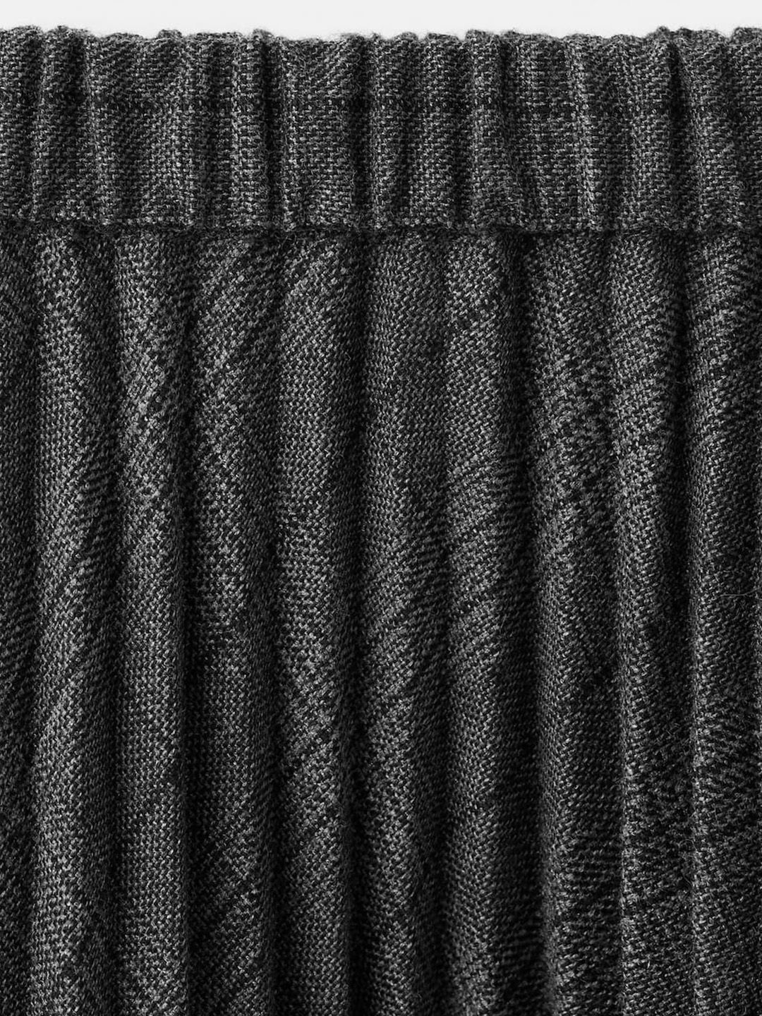 Checked Mid-Rise Accordion Pleated Midi Skirt