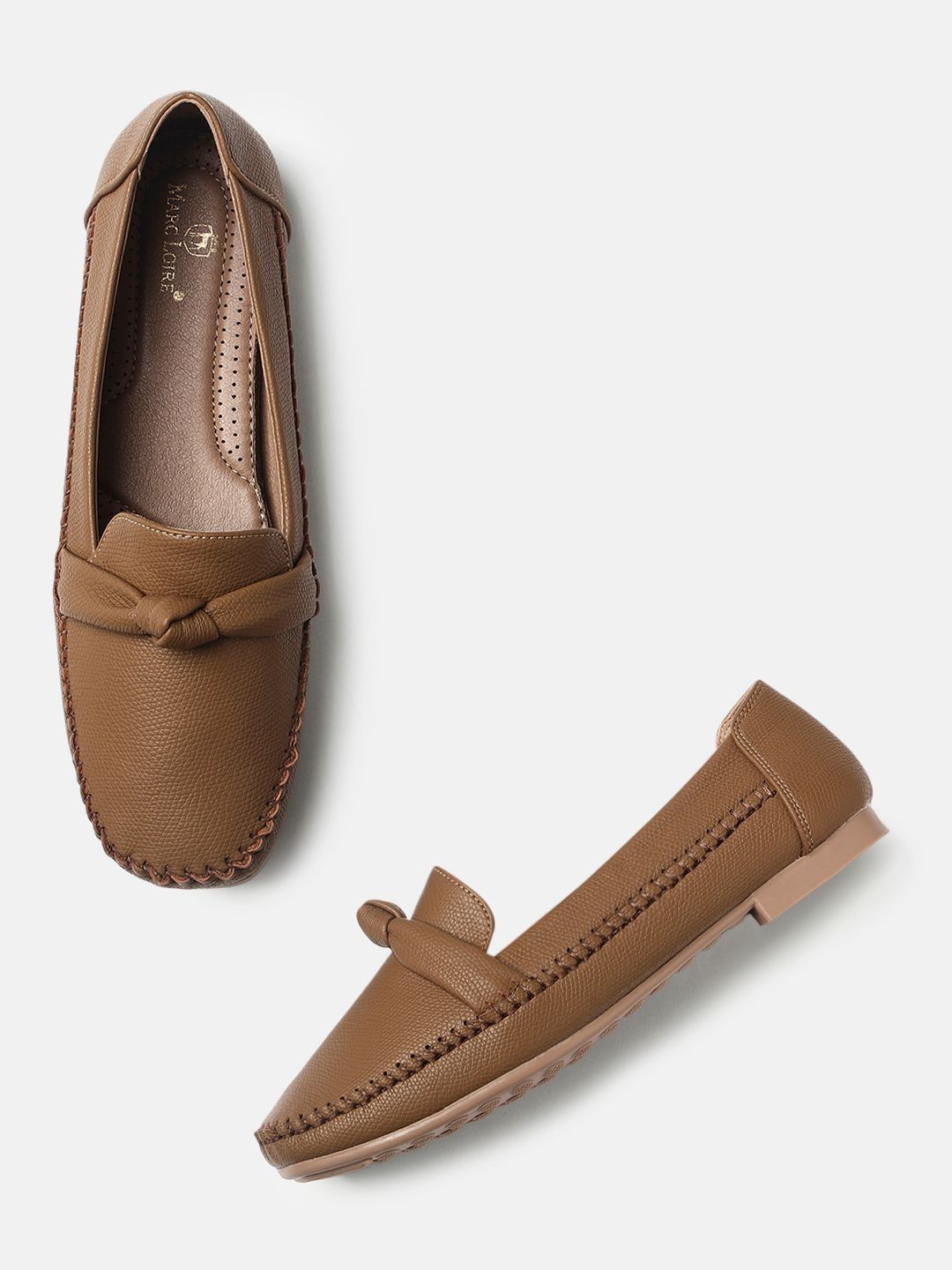 Marc Loire Women Textured PU Loafers