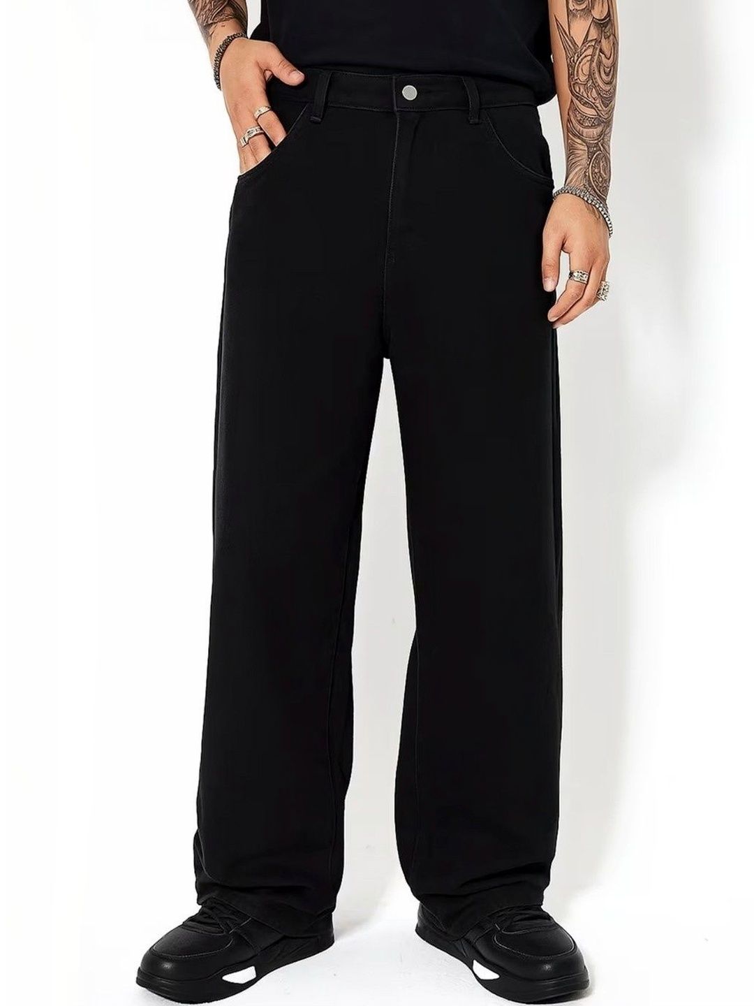 MASTERLY WEFT Men Mid-Rise Stretchable Jeans