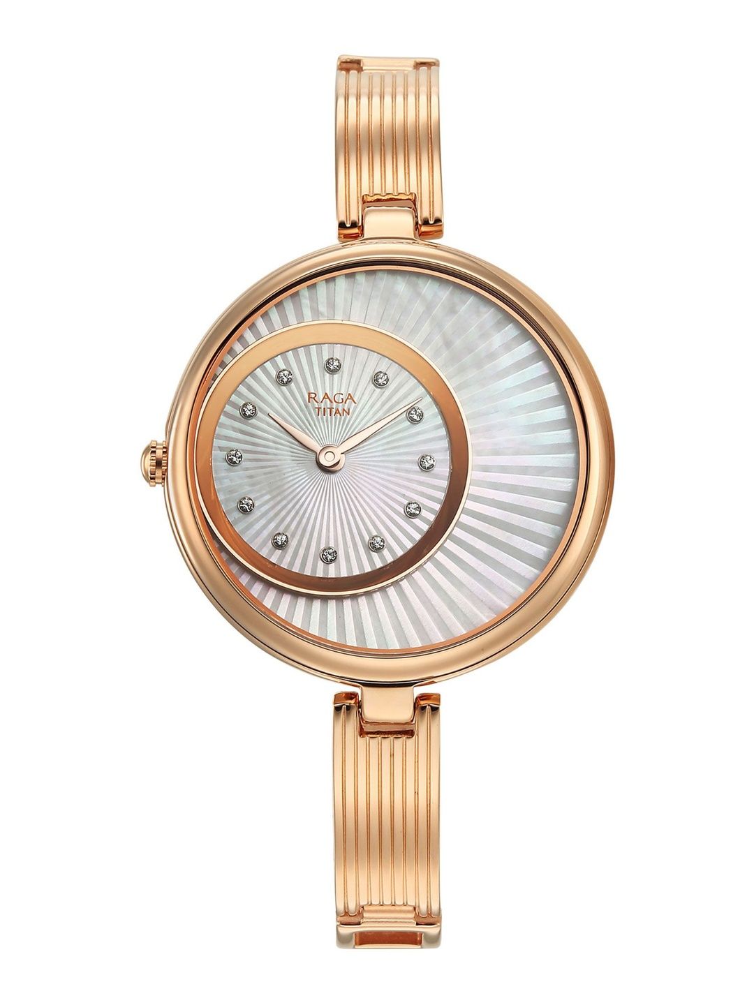 Raga Power Pearls 2.0 Quartz Analog Mother of pearl Dial Watch - 95224WM02F