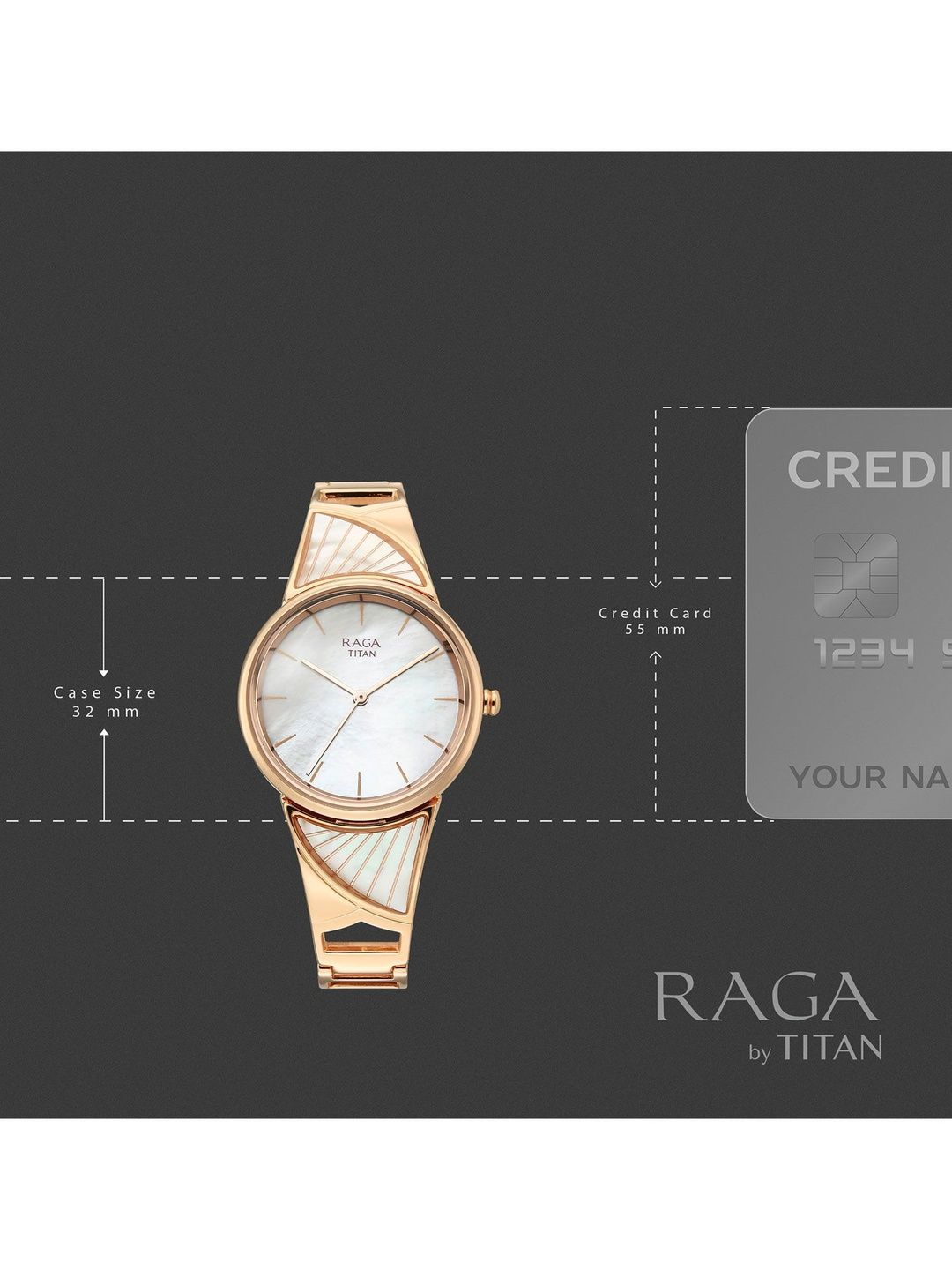 Raga Power Pearls 2.0 Quartz Analog Mother of pearl Dial Watch - 2810WM01F