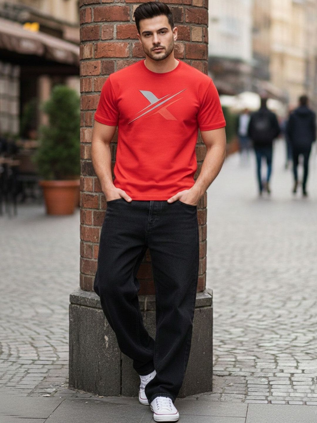 ST Trends Men Printed T-shirt