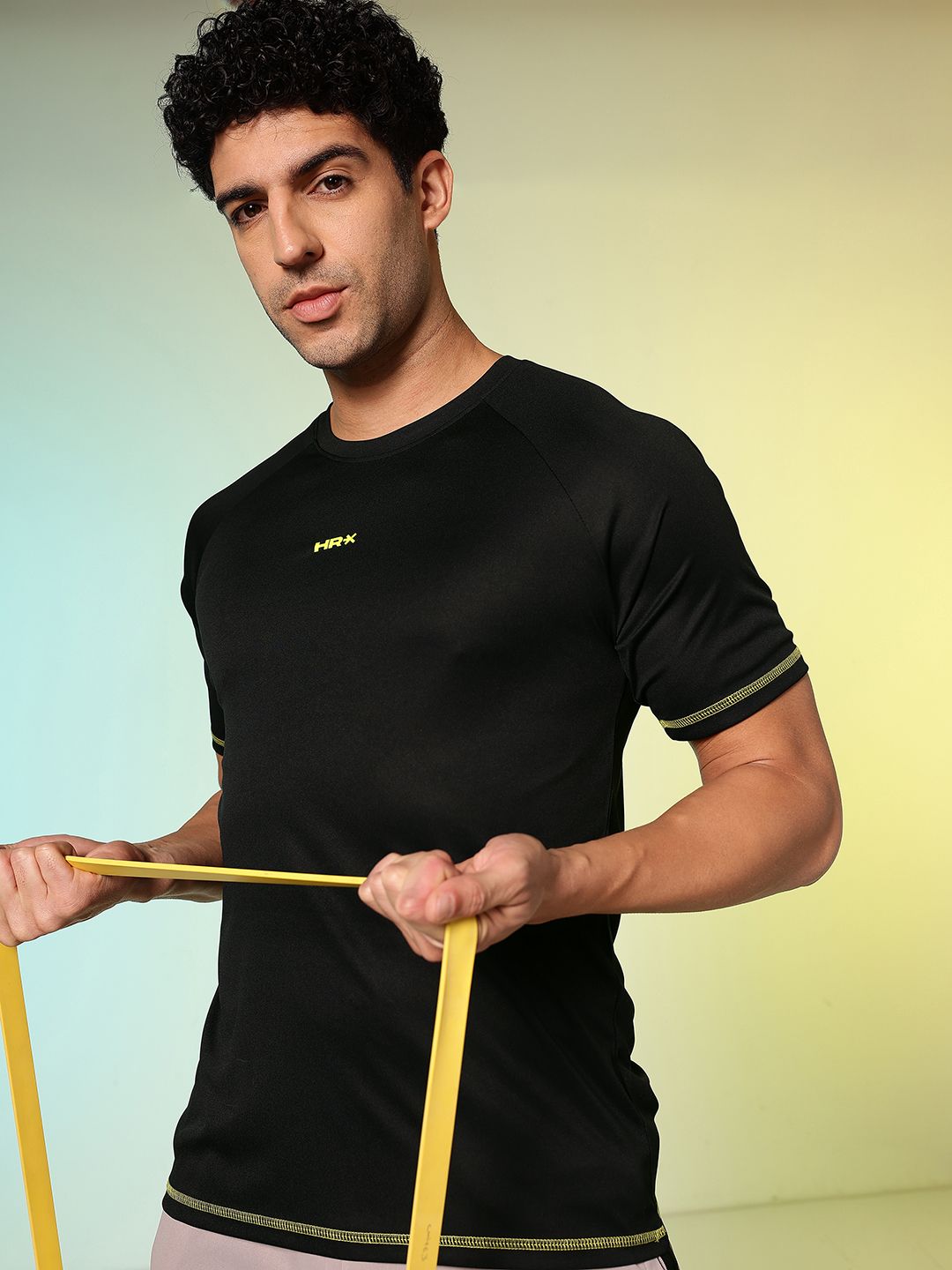 HRX by Hrithik Roshan Raglan Sleeves Rapid-Dry Running T-shirt