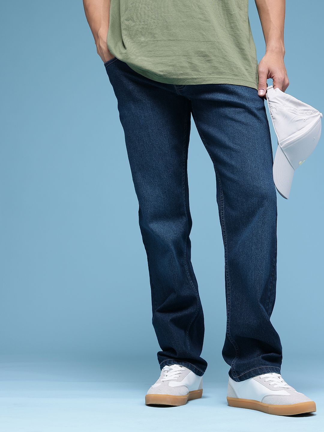 HERE&NOW Men Slim Fit Stretchable Jeans