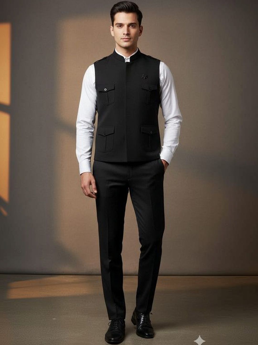 BuaGi Collection Mandarin Collar Nehru Jackets