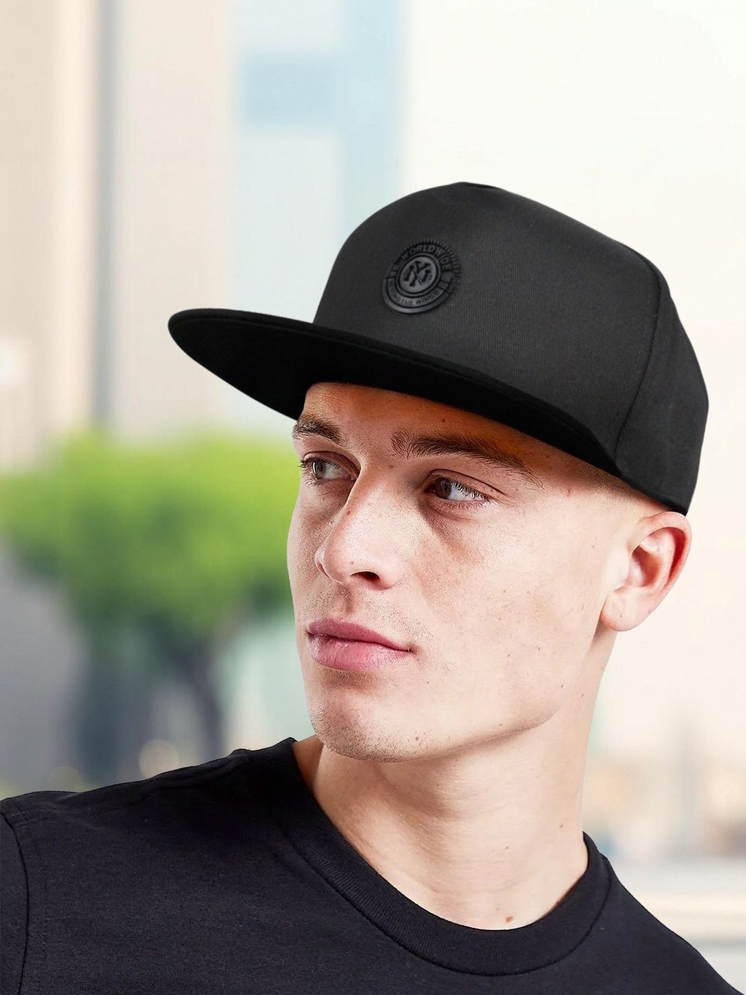 Vritraz Men Embroidered Snapback Cap