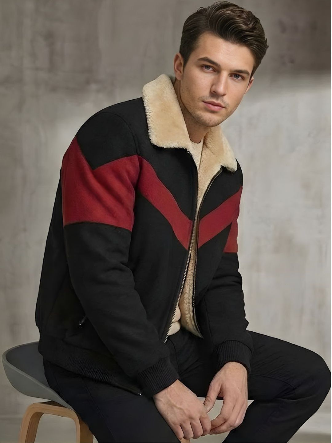 MIA FASHION Men Colourblocked Insulator Bomber Jacket