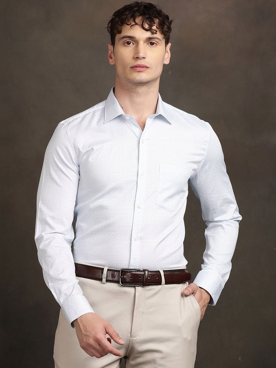 Turtle Men Standard Slim Fit Formal Shirt