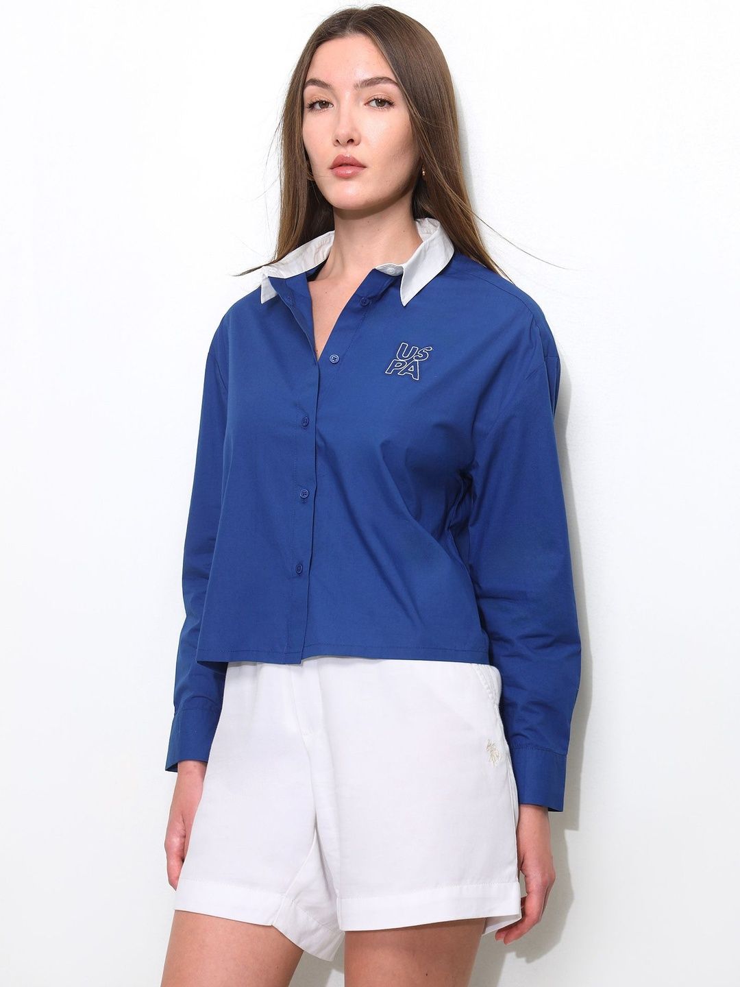 Boxy Casual Shirt U.S. Polo Assn. Women Women Boxy Casual Shirt