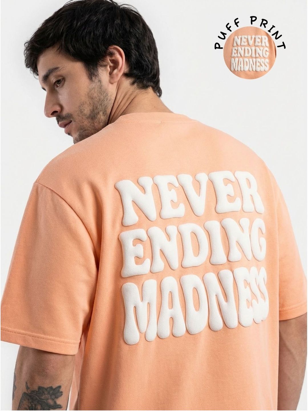 TOXA Men Typography Printed T-shirt