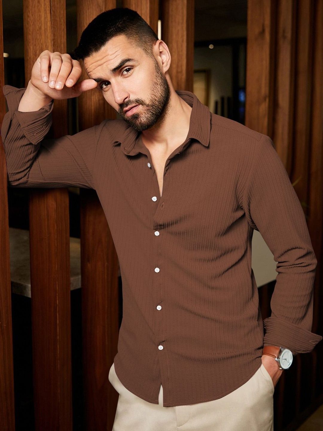 HAPPY KHAJANA Men Casual Shirt
