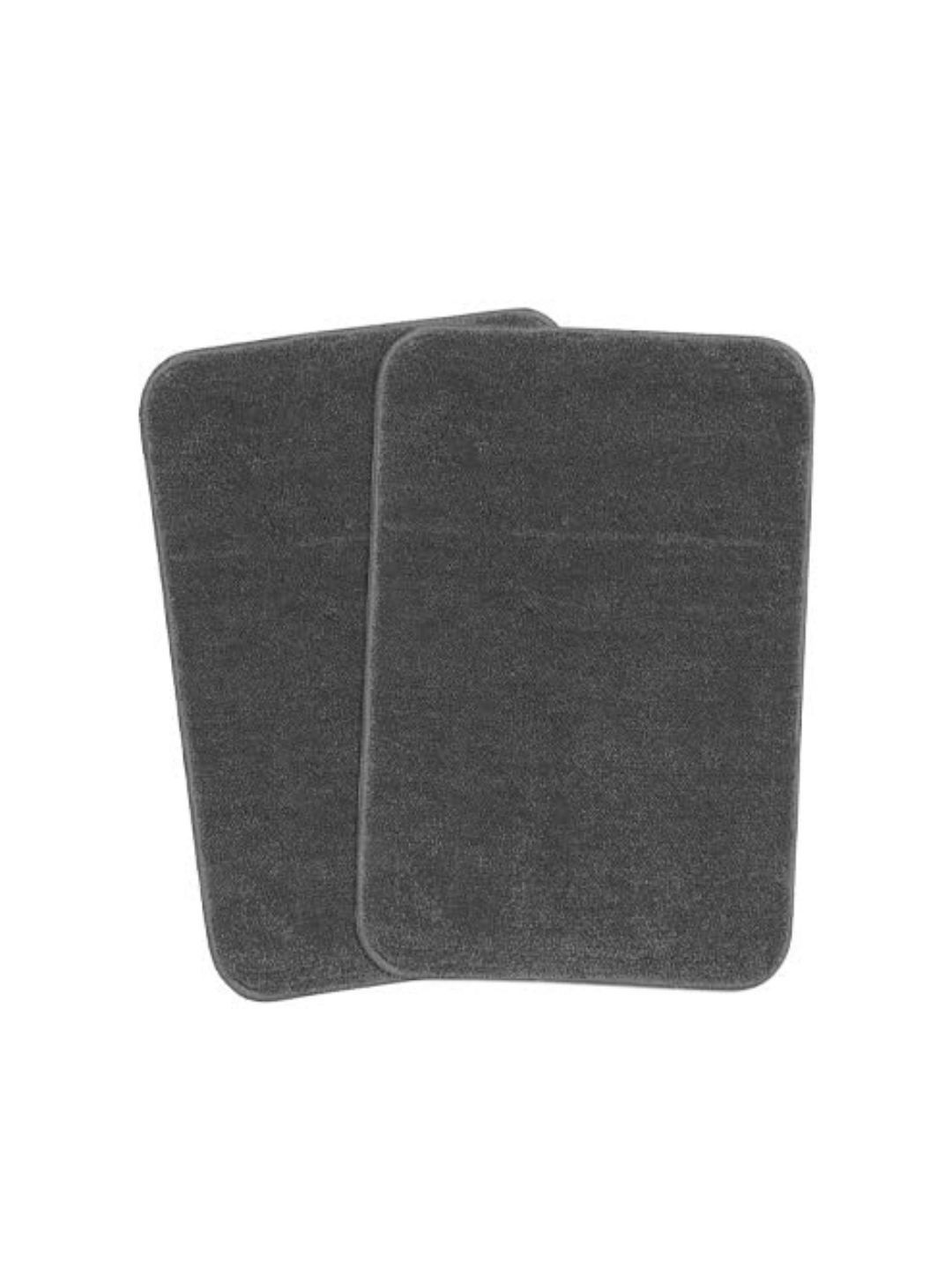 MAXOSHINE Grey 2-Pcs Water Resistant Floor Mat