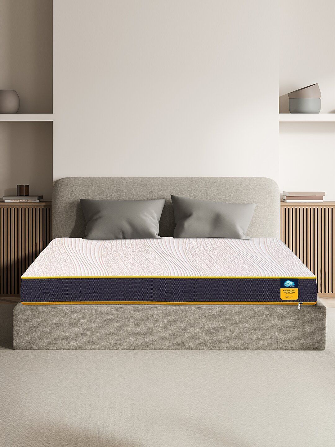 Centuary Dual Reversible PU Foam Queen (72X60X6) Hard and Soft Mattress