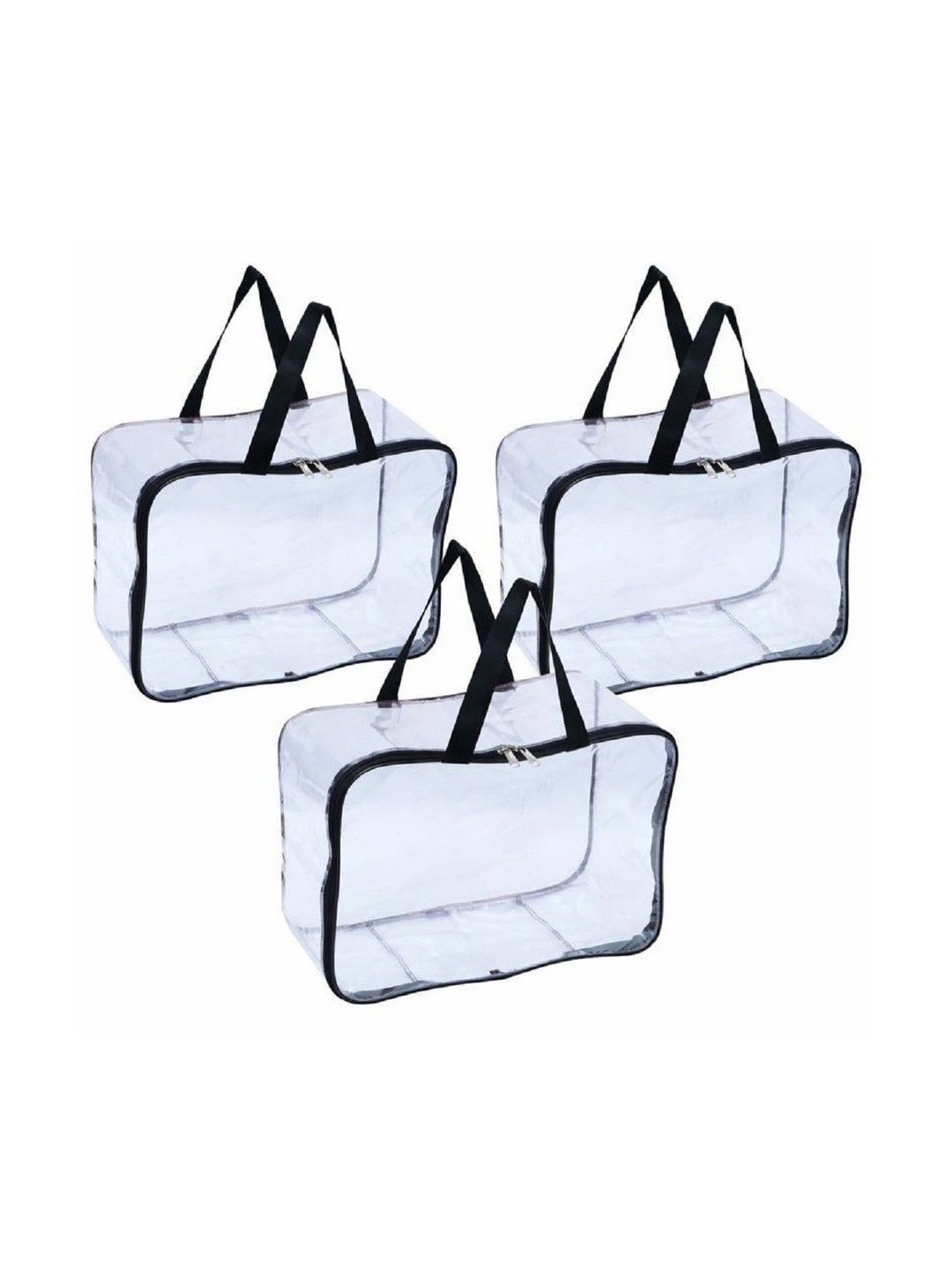 ULTIMATEFASHIONISTA Black Set of 3 Regular Multi-Utility Organisers