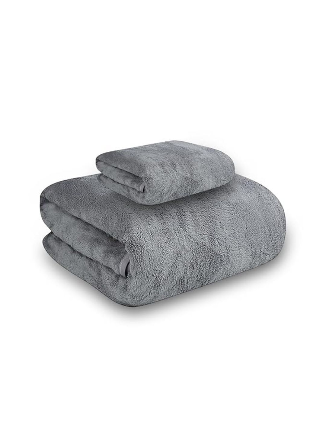 MAXOSHINE Grey 1 350 GSM Bath Towel