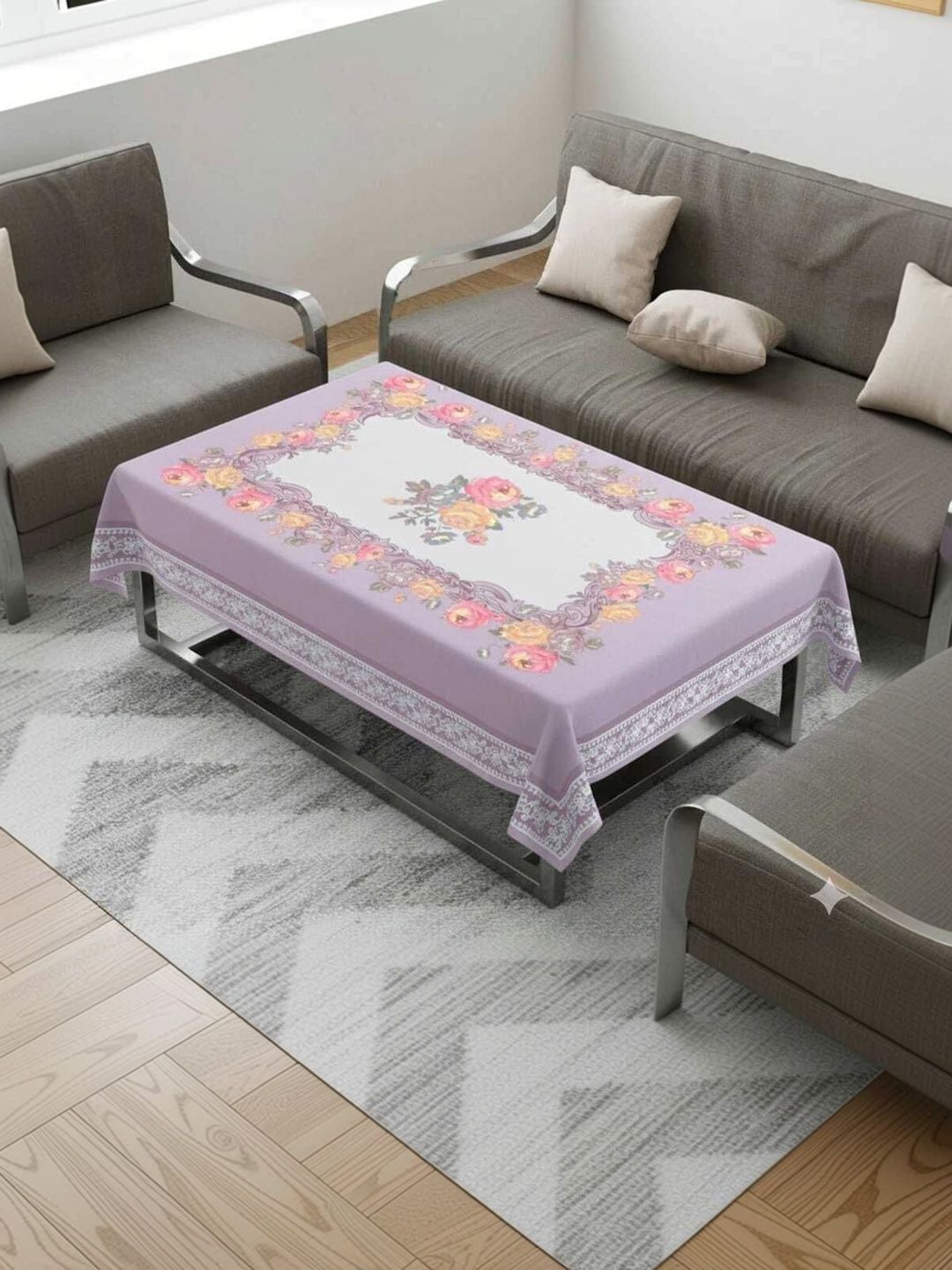zukiodecor Multicoloured Floral 4-Seater Table Cover