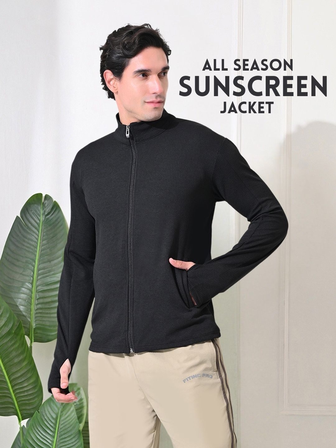 FITINC Men Lightweight Training or Gym Sporty Jacket