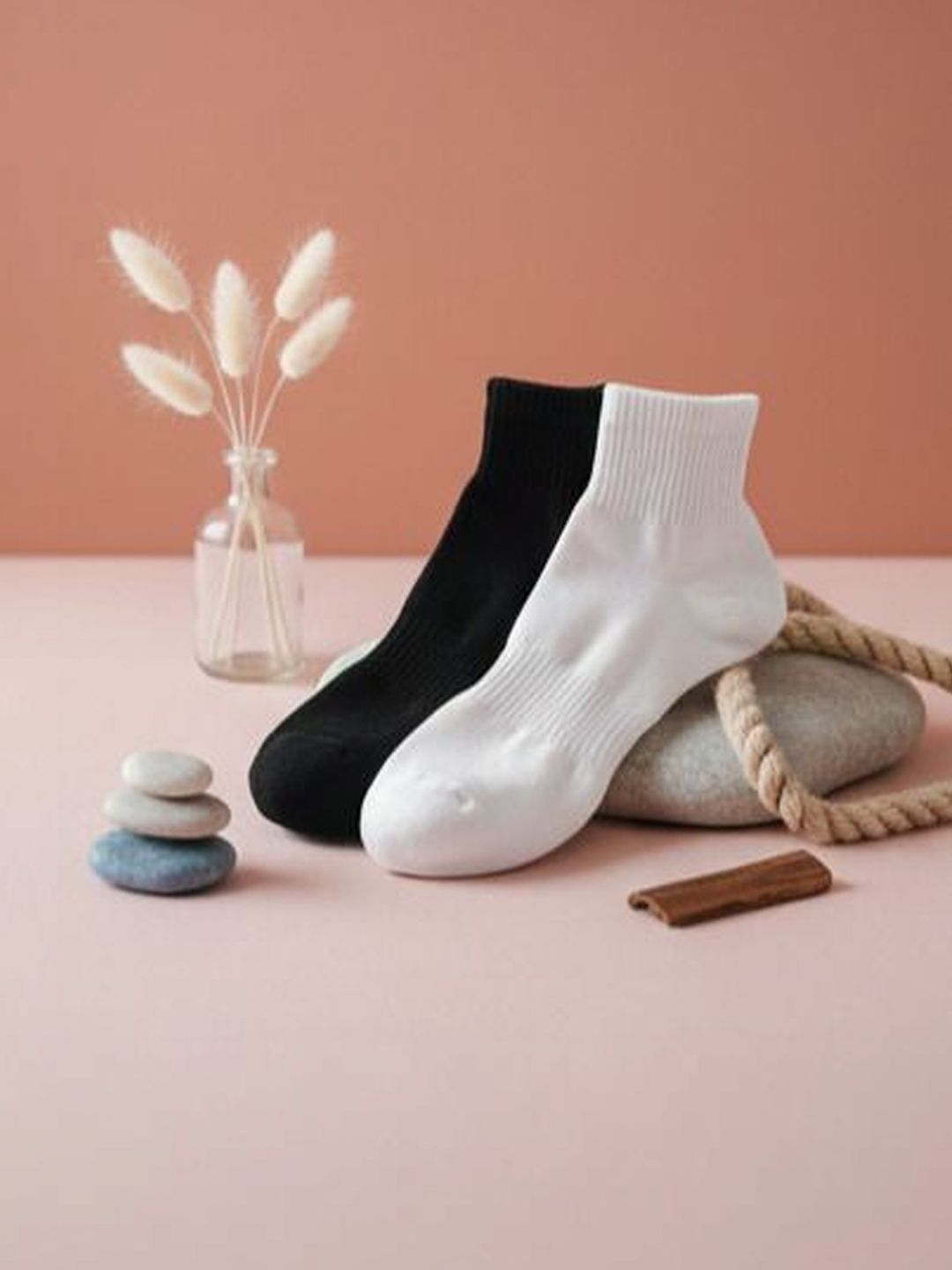 Moda Rapido Men Pack of 2 Cotton Blend Assorted Ankle Length Socks